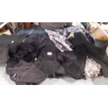 Lady's coats, jackets and scarves. (a quantity)