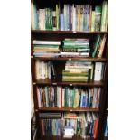 Books relating to gardening, natural history, military and general reference. (5 shelves)
