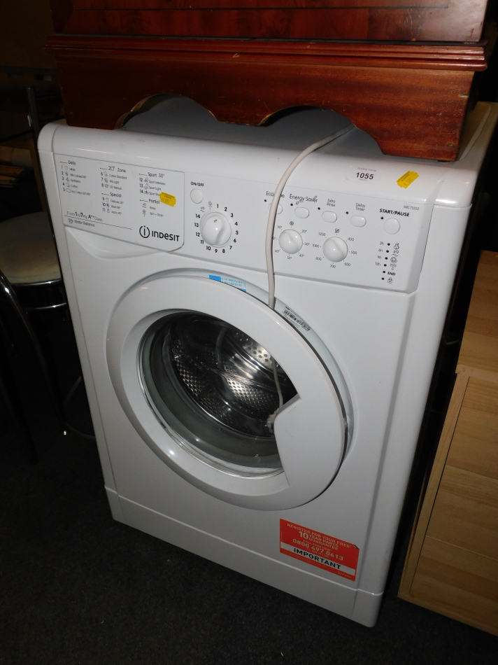 An Indesit 7kg A++ washing machine, model no IWC71252.