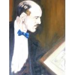 Terence Shelbourne (1930-2020). Portrait of a gentleman, Frank Reynolds 1876-1953, oil on canvas,