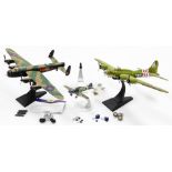 Various model air crafts, to include Sweet and Lovely, numbered 721, Corgi Lancaster model, Corgi
