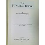 Books. Kipling (Rudyard) The Jungle Book in blue boards with gilt stenciling, Verse inclusive