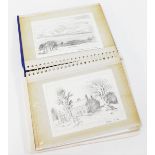 Terence Shelbourne (1930-2020). A pencil sketchbook of landscapes and local scenes, to include