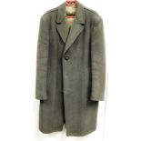 A Burton's menswear coat, with brown buttons, size L. (AF)