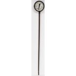 A Cambridge dial thermometer, the top with a whitened dial with numbers 100-520 stamped L55104 on