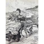 Sir Bernard Partridge (1861-1945). Drawing from Punch 1903, The Predominent Pautneu Liberal Party,