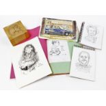 Terence Shelbourne (1930-2020). A group of artist's sketchbooks, mainly in pencil, to include Deputy