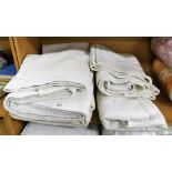 A group of Egyptian cotton towels and throws.