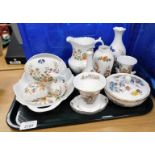 Various Aynsley and Wedgwood china, to include trinket dishes, miniature urns, vases, jugs, etc. (