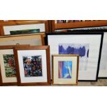 A quantity of pictures and prints, to include two artist signed prints in pencil signed Virginia