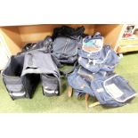 *Various bags, to include a bikers satchel, two gym bags, various denim shoulder bags etc. (1