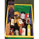 Various alcohol bottles, other, to include Tia Maria, Merrydown Vintage Medium Cider, Whisky,