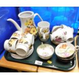 Various part tea wares, to include two Bartley tea cups, a Windsor tea cup, a breakfast style floral