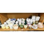 A group of ceramics, to include commemorative wares, collectors plates, various milk jugs, etc. (1