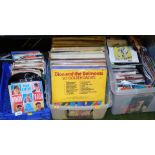 *Various 33 and 45rpm records, mainly relating to the 80s/90s, to include Rockin and Rollin Greatest