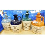 Various alcohol and other related items, to include Glencarrie Finest Scotch Whiskey tankard, 70