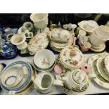 Decorative china and effects, to include a Wedgwood Jasperware jar and cover, various tureens and