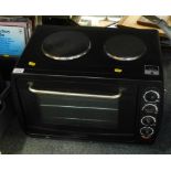 An Igenix mini oven with hob.