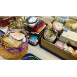 A collection of sewing and haberdashery items, to include thread, buttons, pins, snap fasteners,