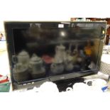 A Logik 32" LCD television, model no L32DIGB20 (A), with lead and remote.