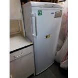 A Hotpoint Future upright fridge, model no RLA50, 136cm high.