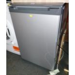 A Beko under counter fridge, in silver, model LS420S.