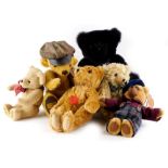 A collection of collectors bears, to include Merrythought, Hermann, etc.