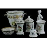 A quantity of ceramics, to include a Spode two handled wine cooler, a pair of Spode reticulated