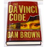 Brown (Dan) The Da Vinci Code FIRST EDITION, SIGNED BY THE AUTHOR original publisher's boards,