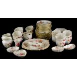 A quantity of Royal Crown Derby Derby Posies pattern tea ware, to include cups, saucers, cake