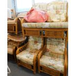 A quantity of conservatory furniture, to include sofa, table, chairs, etc.