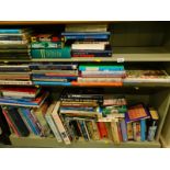 A quantity of general books, to include historical subjects, novels, etc. (3 shelves)