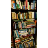 A large quantity of books, to include novels, gardening, books on mystery, etc.