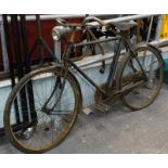 A vintage Raleigh black gentleman's bicycle. (AF)
