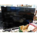 A 42" Sony Bravia flat screen television, with lead and remote.