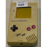 A 1989 Nintendo Game Boy, with Tetris game. (AF)