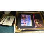 Various pictures, prints, etc., to include three framed military prints, an officer in the
