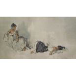 After Russell Flint. Ladies reading, print, 29cm x 54cm and two others. (3)