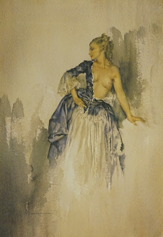 William Russell Flint (1880-1969). Ray, limited edition coloured print, 484/850, 59cm x 39cm.
