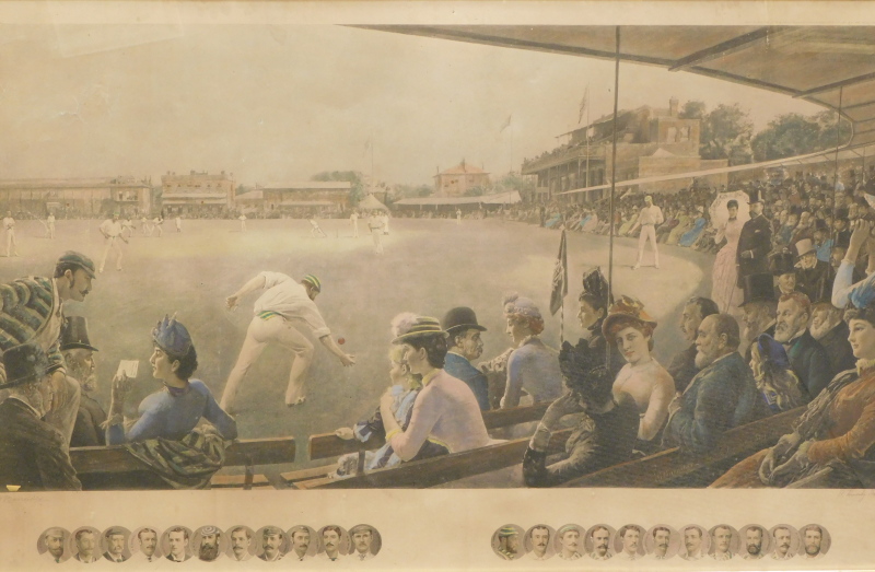 Robert Ponsonby Staples (1853-1943), Hamilton Barrable (19thC). Imagining Cricket Match, England