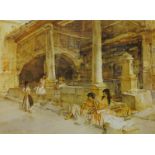 William Russell Flint (1880-1969). Gossip St Jeannet, artist signed coloured print, print 550/850,