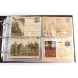 Deltiology. German Third Reich propaganda postcards, topographical postcards, cards showing
