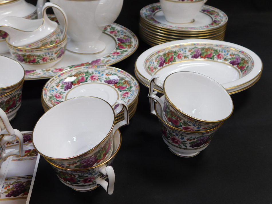 A Spode porcelain part tea dinner and coffee service decorated in the Provence pattern, comprising - Image 3 of 8