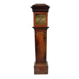 William Bird of Seagrave. A Georgian oak long case clock, the square brass dial with circular