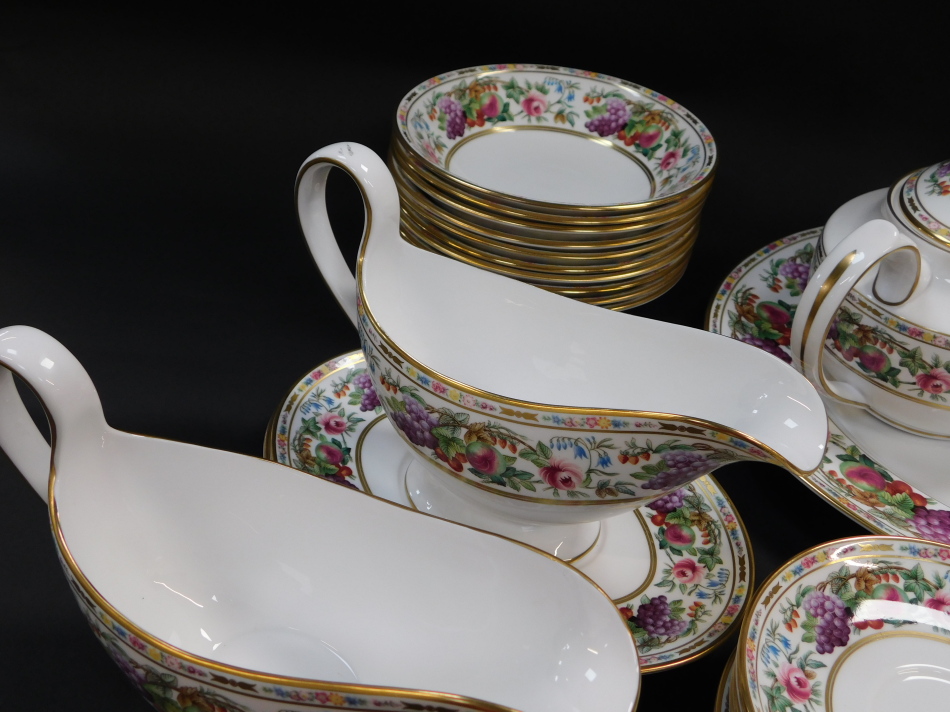 A Spode porcelain part tea dinner and coffee service decorated in the Provence pattern, comprising - Image 5 of 8