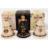 Three Bells Scotch Whisky decanters, comprising Year of The Monkey, In Celebration of Christmas 2012
