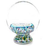 An early 20thC Millefiori paperweight glass dump, with various layered cane decoration, one bearing