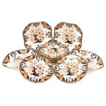 Royal Crown Derby Imari pattern part dinner wares, to include two oblong serving dishes, two square