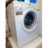 A White Knight 3kg reverse tumble dryer.