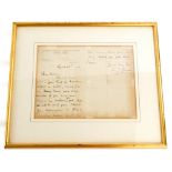 A autographed letter written by the cricketer W.G. Grace, on London County Cricket Club headed